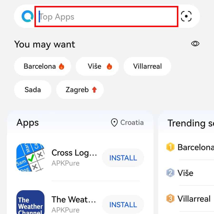 Come installare le app Huawei Petal Search 2