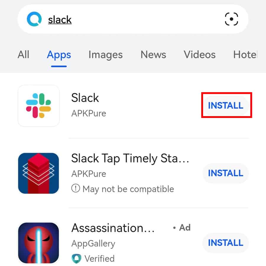 Come installare le app Huawei Petal Search 3